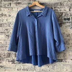 Habitat button down swing blouse
